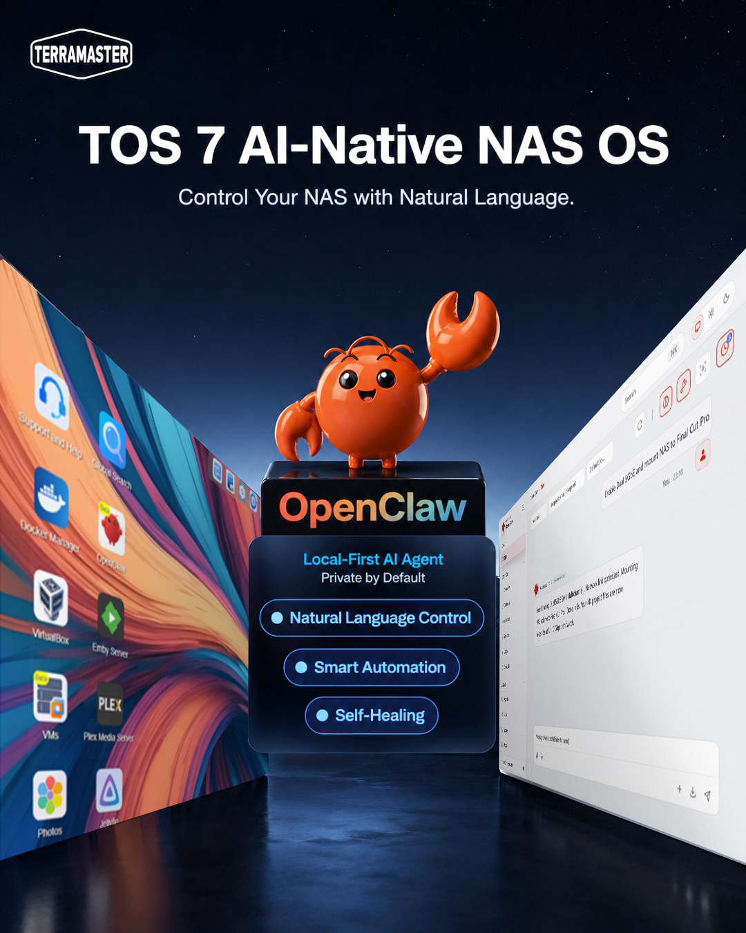 TerraMaster F4-425 - 4 bay NAS (Bez Diskov) – Obrázok 10