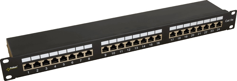 Patch panel 24 portov FTP CAT5e